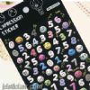  Lovely Puffy Stickers,Foam Sticker , Customized Design 